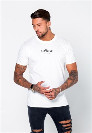 CENTRE LOGO T-SHIRT - WHITE
