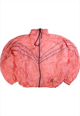 Vintage  Lacigogne Bomber Jacket Nylon Lightweight Pink