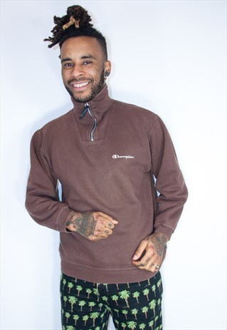 CHAMPION 1/4 ZIP VINTAGE SWEATSHIRT