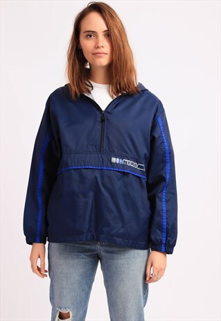 VINTAGE NIKE 1/2 ZIP SHELL JACKET