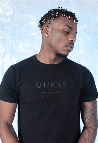 VINTAGE GUESS BY MARCIONO BLACK TEE