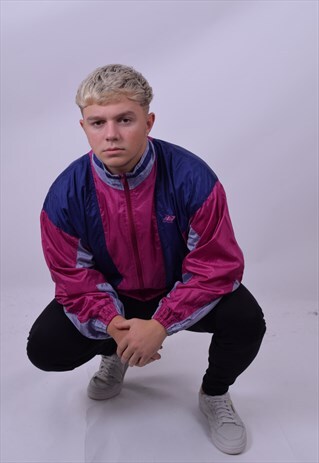 VINTAGE 90'S WINDBREAKER SHELL JACKET SIZE MEDIUM