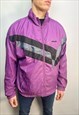 VINTAGE ADIDAS ORIGINALS SHELL JACKET IN PURPLE
