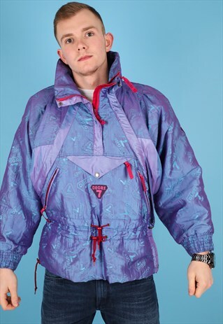 VINTAGE SHELL JACKET IN MULTICOLOUR NJ505