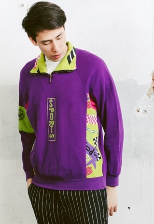 VINTAGE 1/4 ZIP SWEATSHIRT