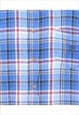 BEYOND RETRO VINTAGE CHAPS  BLUE & RED CLASSIC CHECKED SHIRT