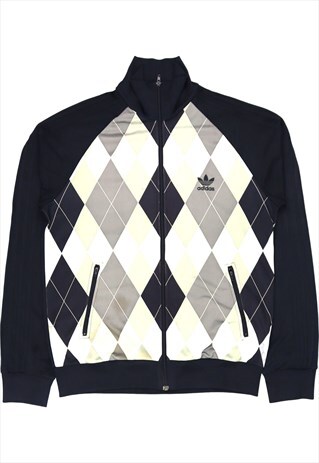 Vintage 90's Adidas Sweatshirt Prep Zip Up