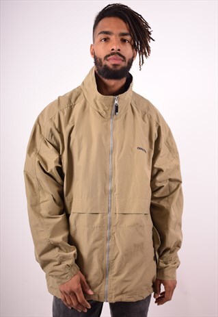 DIADORA MENS VINTAGE JACKET XL KHAKI 90S
