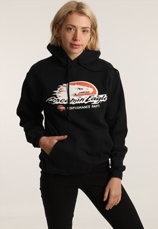 90S HARLEY DAVIDSON PRINTED HOODIE