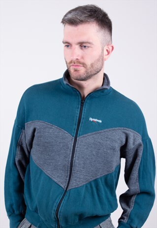 VINTAGE ZIP UP SWEATSHIRT REEBOK