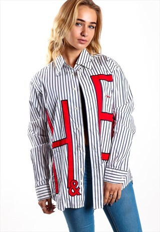 HARMONT & BLAINE STRIPED SHIRT S679