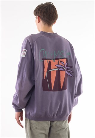 VINTAGE CHIEMSE CREW NECK 90S PURPLE