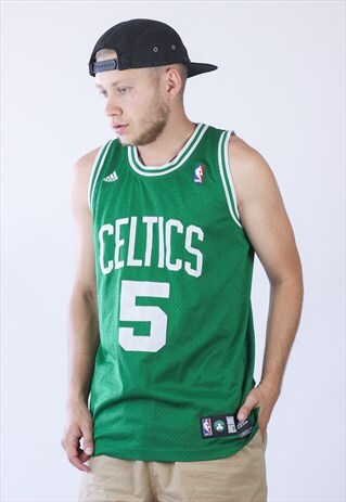 MENS ADIDAS NBA BASKETBALL CELTIC GARNETT JERSEY TOP TANK
