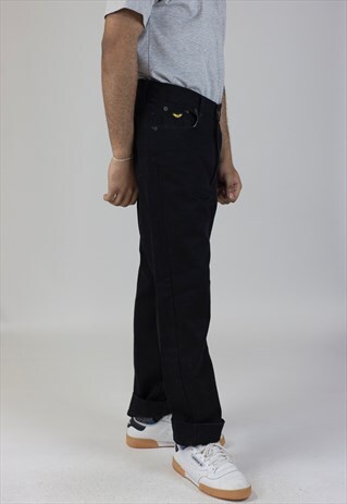 VINTAGE 90S BLACK DENIM JEANS