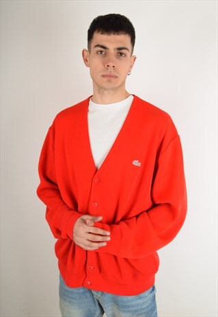 VINTAGE LACOSTE CARDIGAN MADE IN SPAIN (2826)