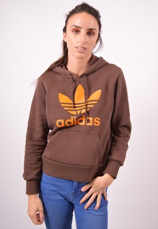 adidas hoodie brown