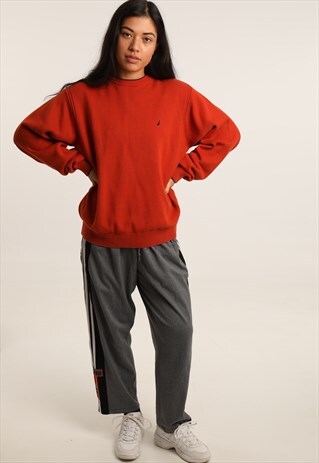 VINTAGE NAUTICA EMBROIDERED LOGO KNITTED SWEATSHIRT