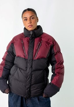 Burgundy Red y2ks Montbell Puffer