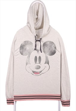 Disney 90's Mickey Mouse Pullover Hoodie XXLarge (2XL) White