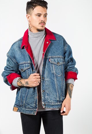 VINTAGE 80S LEVI'S REVERSIBLE JACKET / S0103