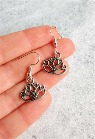 MINI LOTUS FLOWER EARRINGS