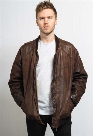 VINTAGE LEVI'S LEATHER BOMBER JACKET