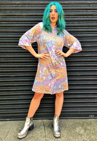VINTAGE PASTEL COLOURED NIGHTIE/DRESS
