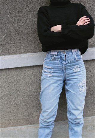 90S WOOL TURTLENECK SWEATER