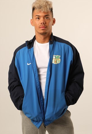 jackets asos marketplace windbreaker embroidered nike jacket football coats