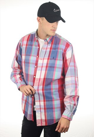 VINTAGE RALPH LAUREN CHECK LONG SLEEVE SHIRT