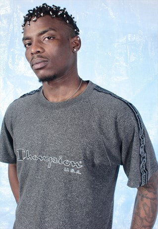 VINTAGE CHAMPION GREY TEE