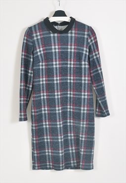Vintage 90s long sleeve checked dress