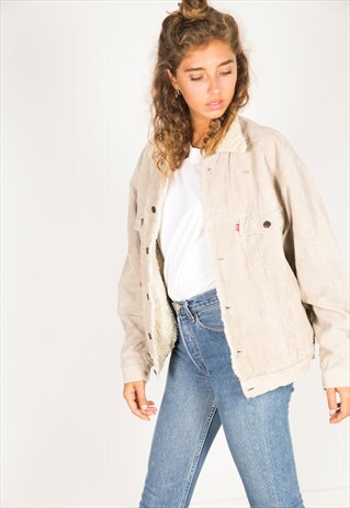 VINTAGE 80S LEVIS WINTER SHEEPSKIN JACKET / R1201C908