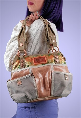 GEORGE GINA LUCY GG&L "FREE ISTANBUL" Y2K CARGO VINYL BAG