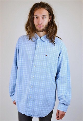 VINTAGE 90'S TOMMY HILFIGER CHECKED SHIRT