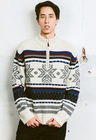 VINTAGE PATTERNED JUMPER