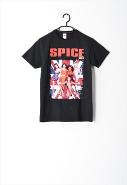 Vintage 90s Black Graphic Spice Girls T-Shirt
