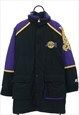 Vintage Starter NBA LA Lakers Black Coat Mens