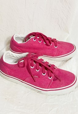 Vintage Vans Sneakers Y2K Trainers in Pink