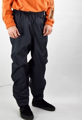CHARCOAL COLUMBIA WATERPROOF OMNI TECH SPORTSWEAR TROUSERS