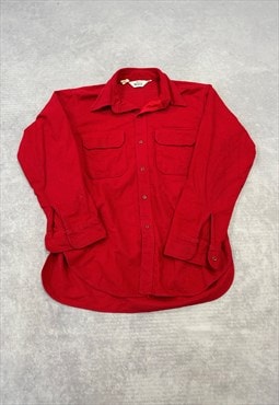 Vintage Woolrich Shirt Long Sleeve Button Up Shirt