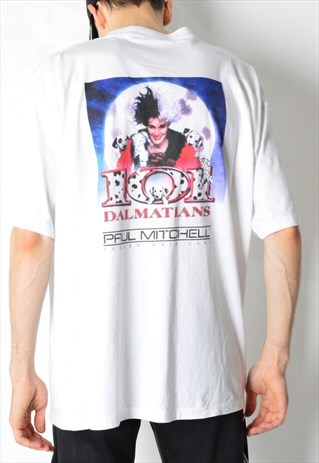 VINTAGE 90S WHITE 101 DALMATIANS T-SHIRT