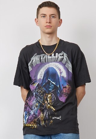 VINTAGE 90'S BLACK METALLICA EMPIRE T-SHIRT