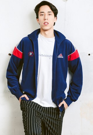 VINTAGE ADIDAS VELVET TRACK JACKET