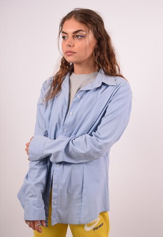 VINTAGE BENETTON SHIRT BLUE