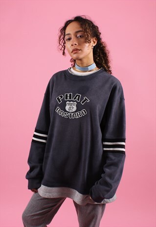 NAVY PHAT BASTARD SWEATSHIRT