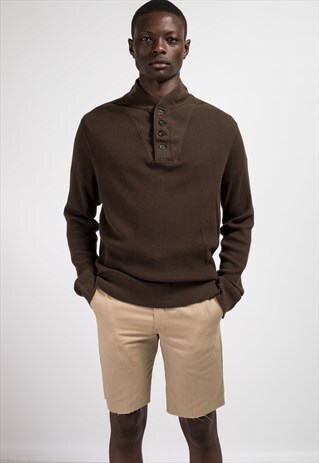VINTAGE RALPH LAUREN LONG SLEEVED WAFFLE TOP