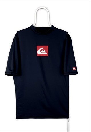 VINTAGE QUIKSILVER SURFING T-SHIRT BLACK XL
