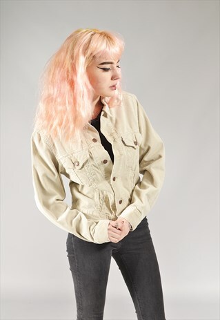 VINTAGE LEVI'S CREAM CORDUROY JACKET