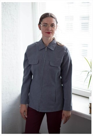 VINTAGE 90'S MINIMALIST GREY JACKET